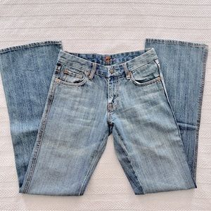EUC 7 For All Mankind “A” Pocket Bootleg Jeans - Size 28.